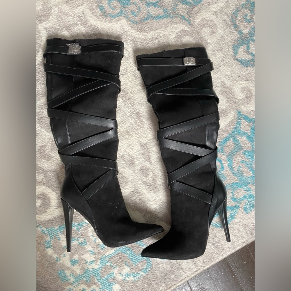 Heeled boots.